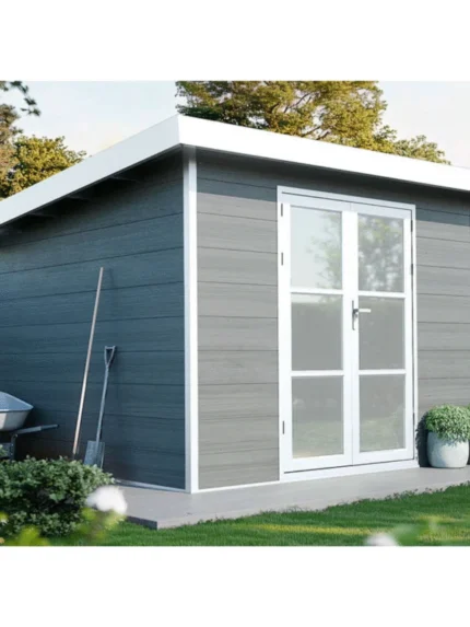 Abri de Jardin Neris Gris Anthracite – Design Contemporain et Performance Fonctionnelle